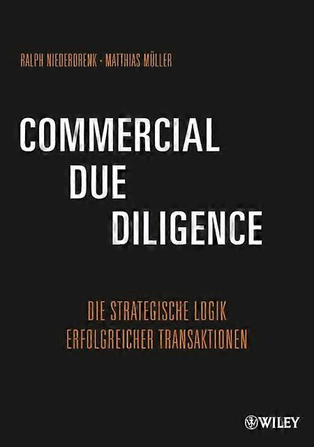 Commercial Due Diligence by Matthias Muller Hardback Book