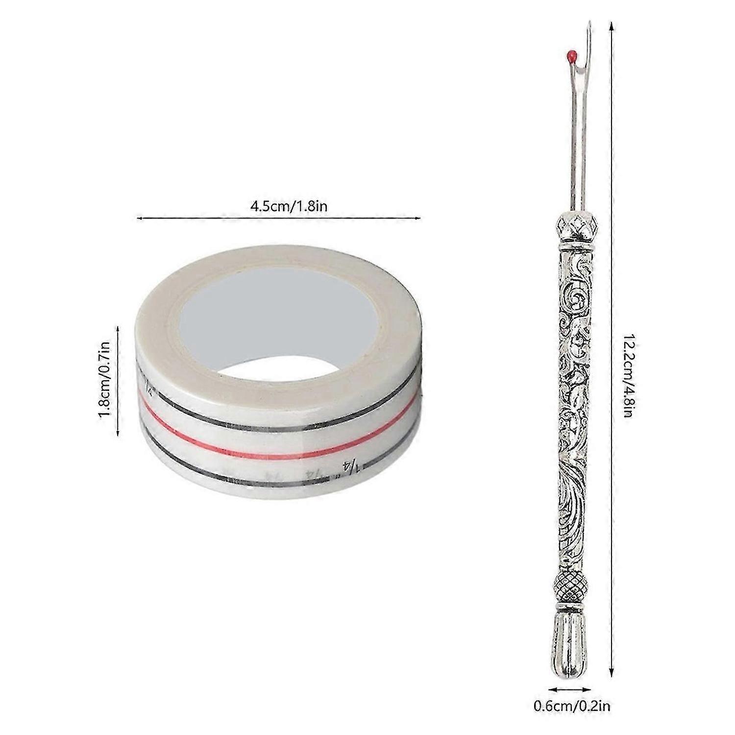 Seam Ripper and Thread Remover Kit,for Crafting, Sewing Silver