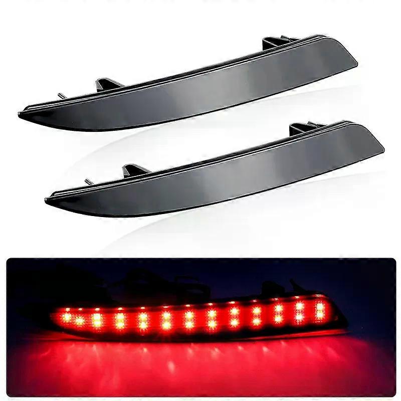 2Pcs LED Rear Bumper Reflector Tail Brake Light For Opel/Vauxhall Astra J MK VI 5-door Hatchback (NOT FOR GTC MODELS) 2009-2012