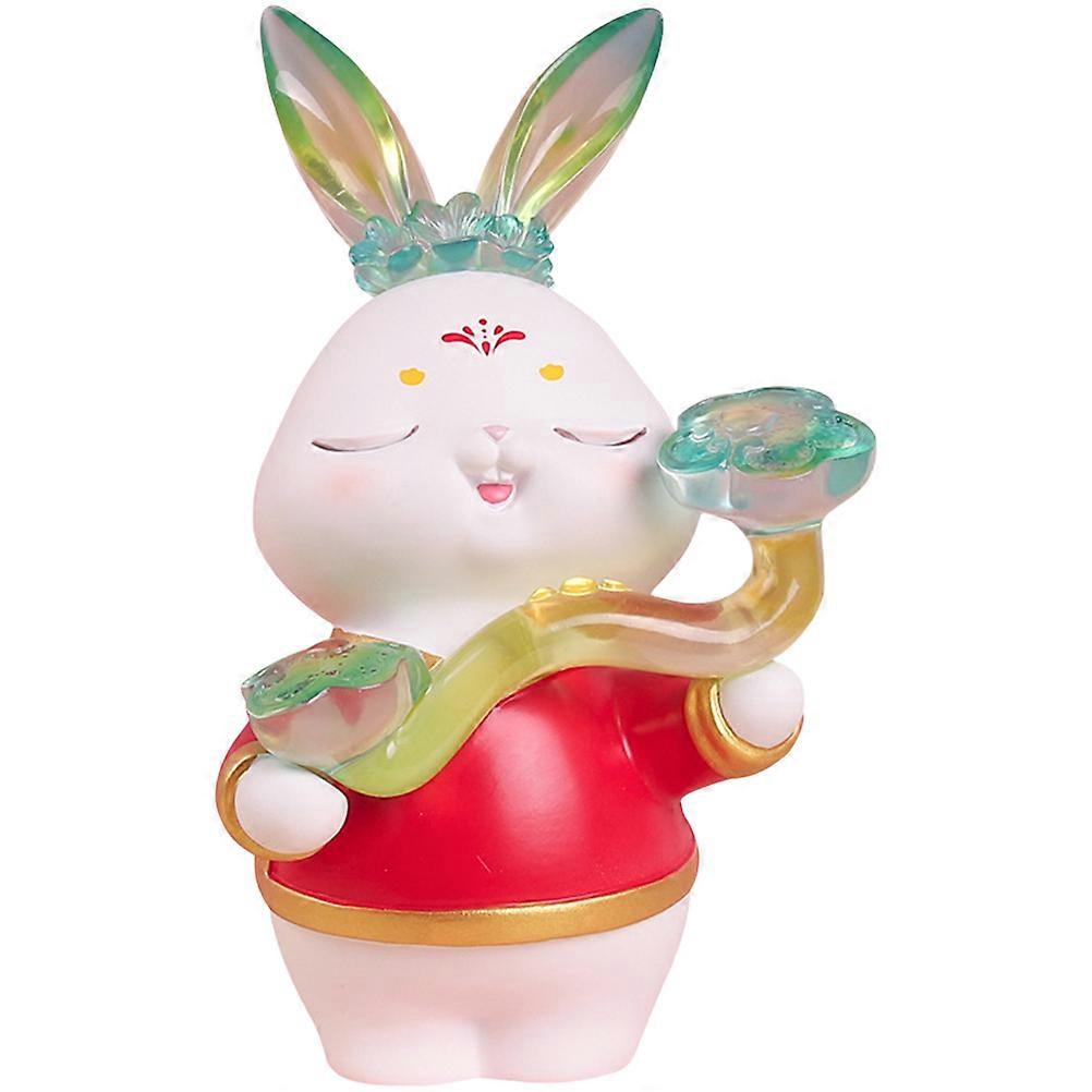 Bunny Saving Pot for Storage Use Resin Coin Bank Anti-Fall Money Jar