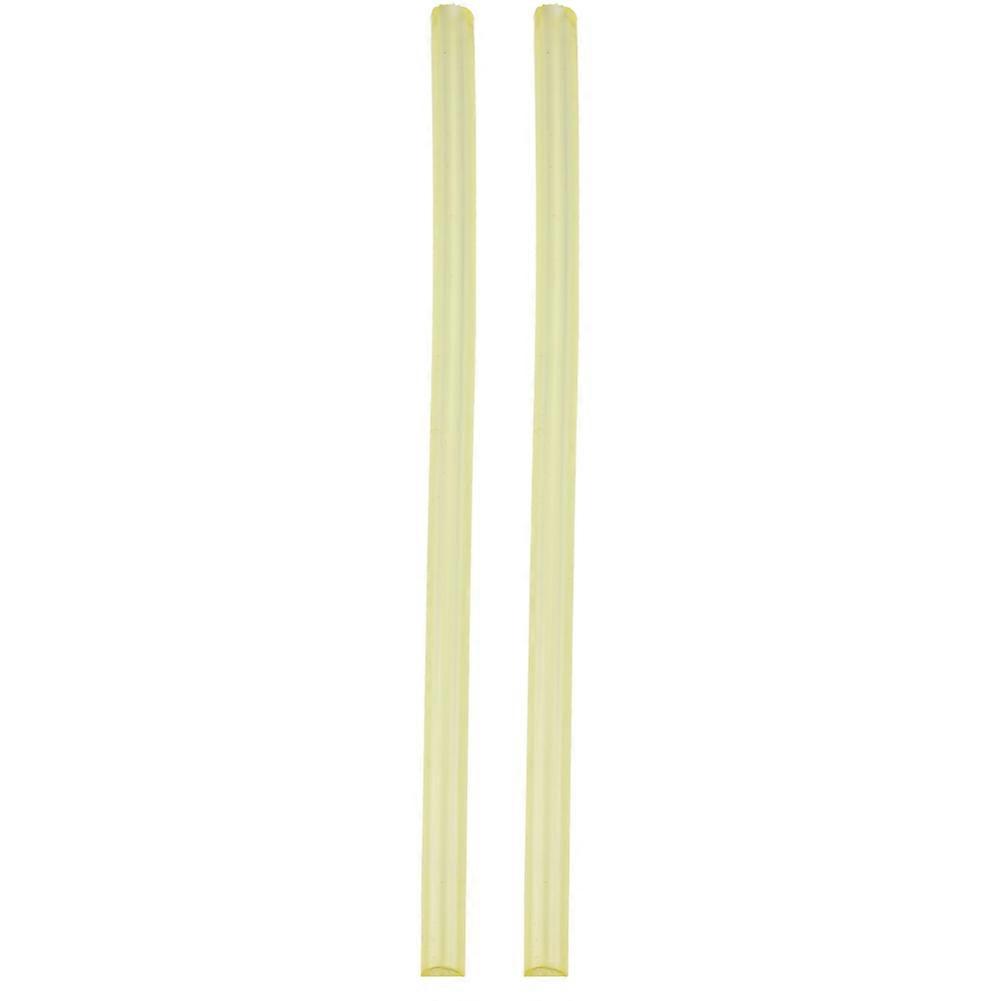Tige creuse ronde en polyuréthane de haute qualité, jaune, diamètre extérieur 20 mm, alésage 8 mm, longueur 500 mm