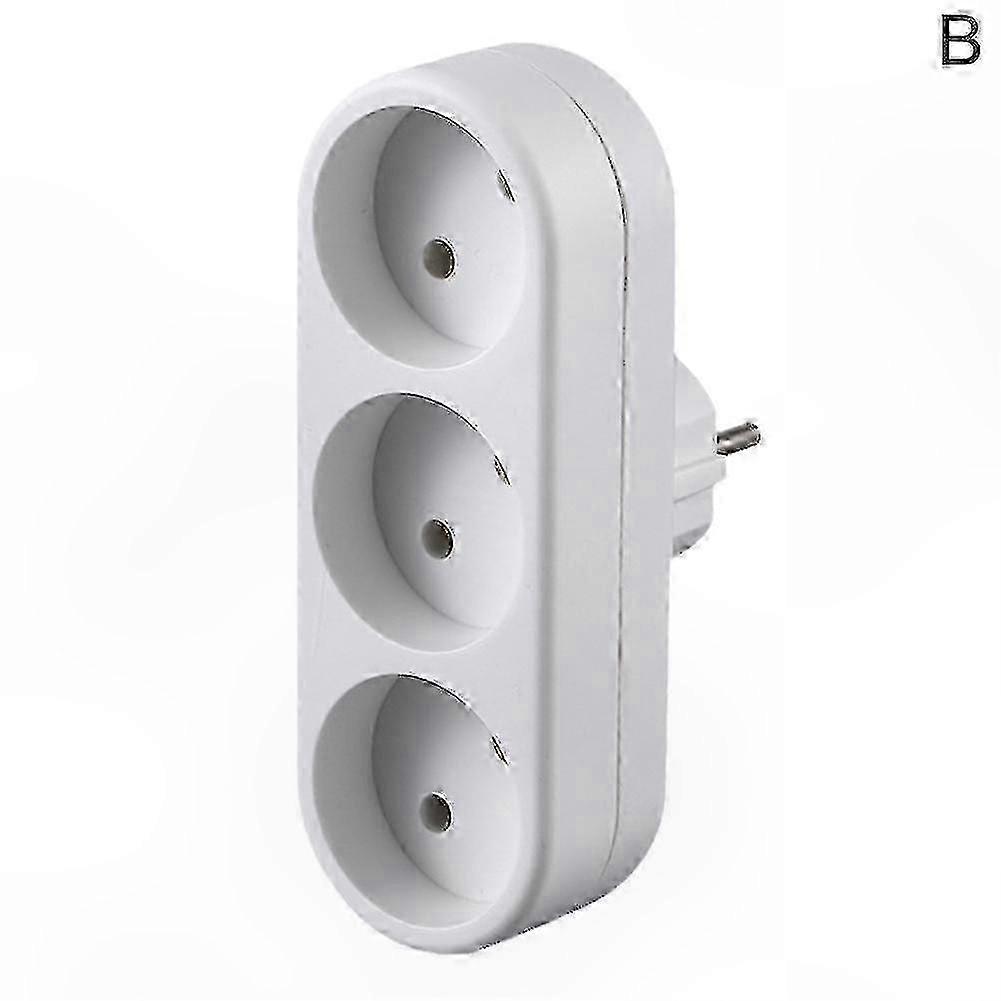 Ground Wall Socket Adapter Plug Extension Power Outlet Converter 3500W EU Standard