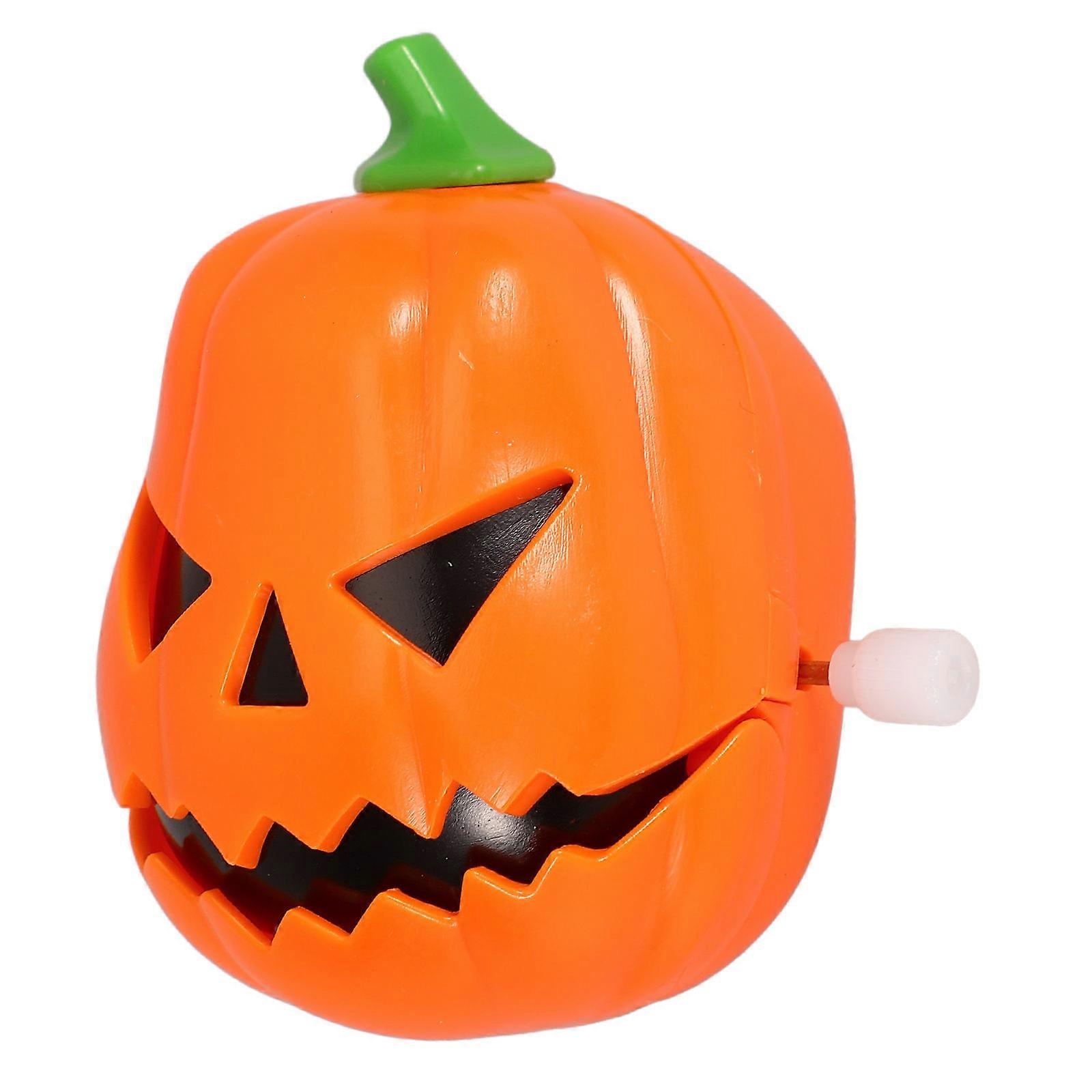 Orange Halloween Wind-Up Pumpkin Toy for Decoration Funny Party Favor