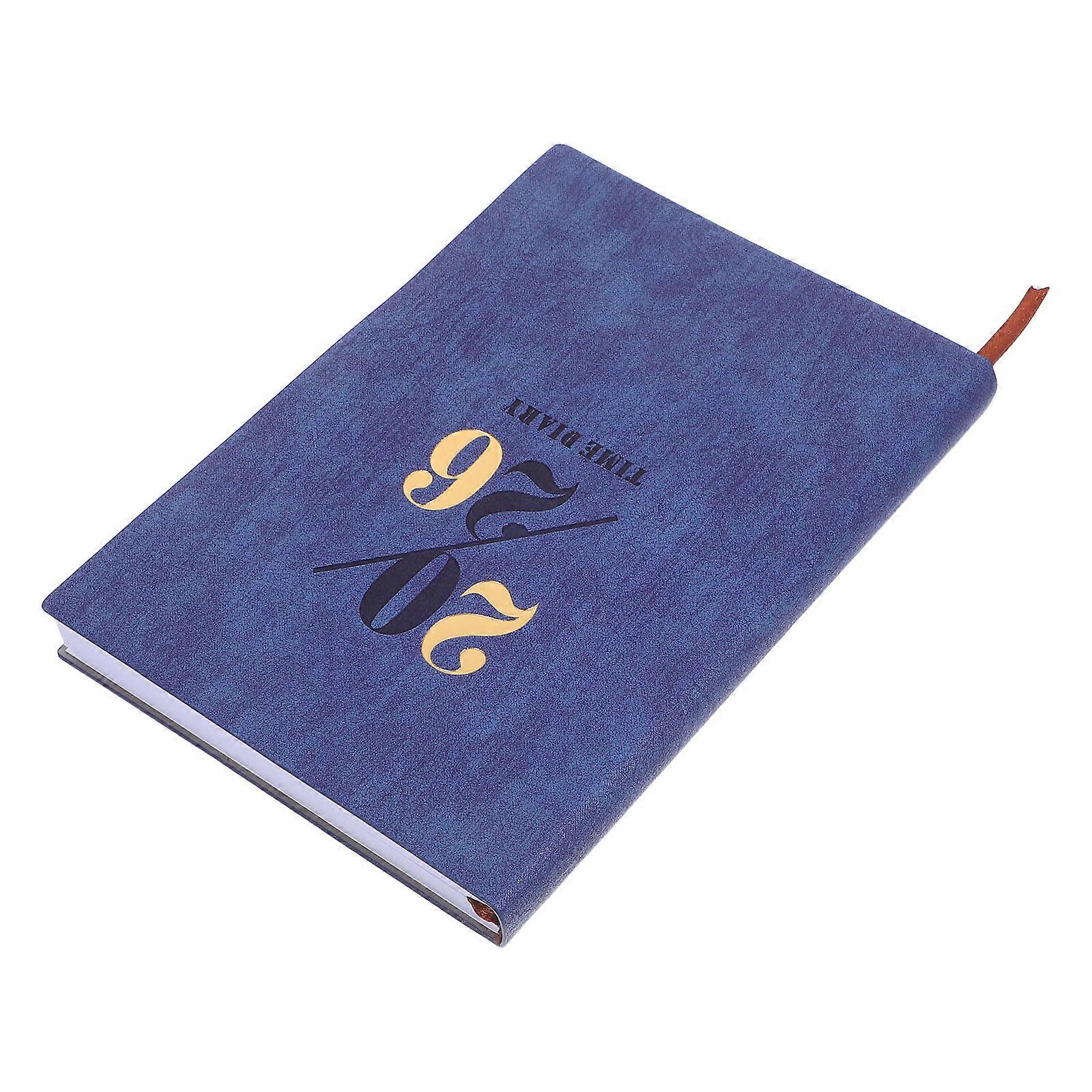 4Pcs 2026 Daily Planner Notebook for Organized Scheduling in Dark Blue