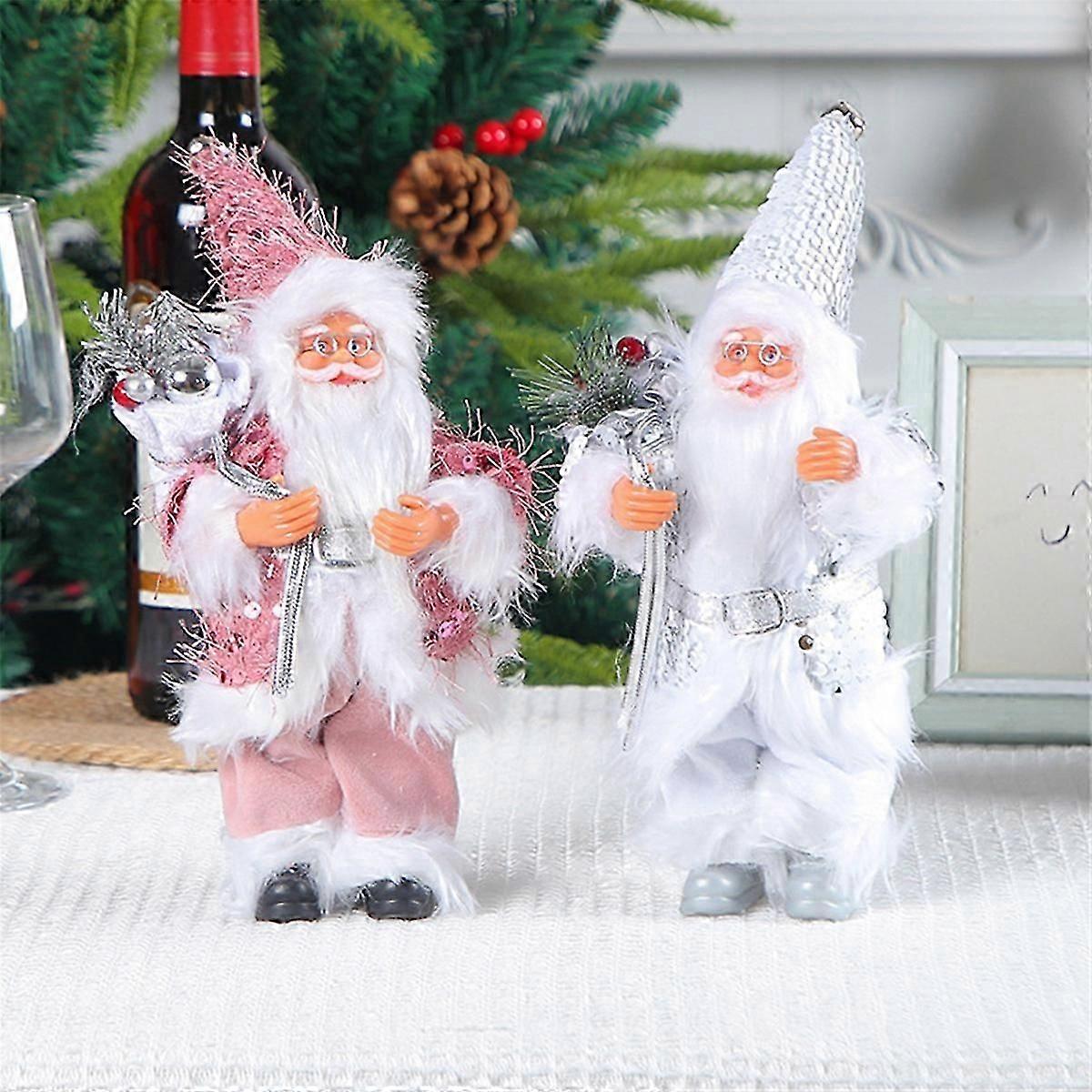 Santa Claus Christmas Ornaments Standing Santa Claus Image Christmas Decorations Holiday Home Decor