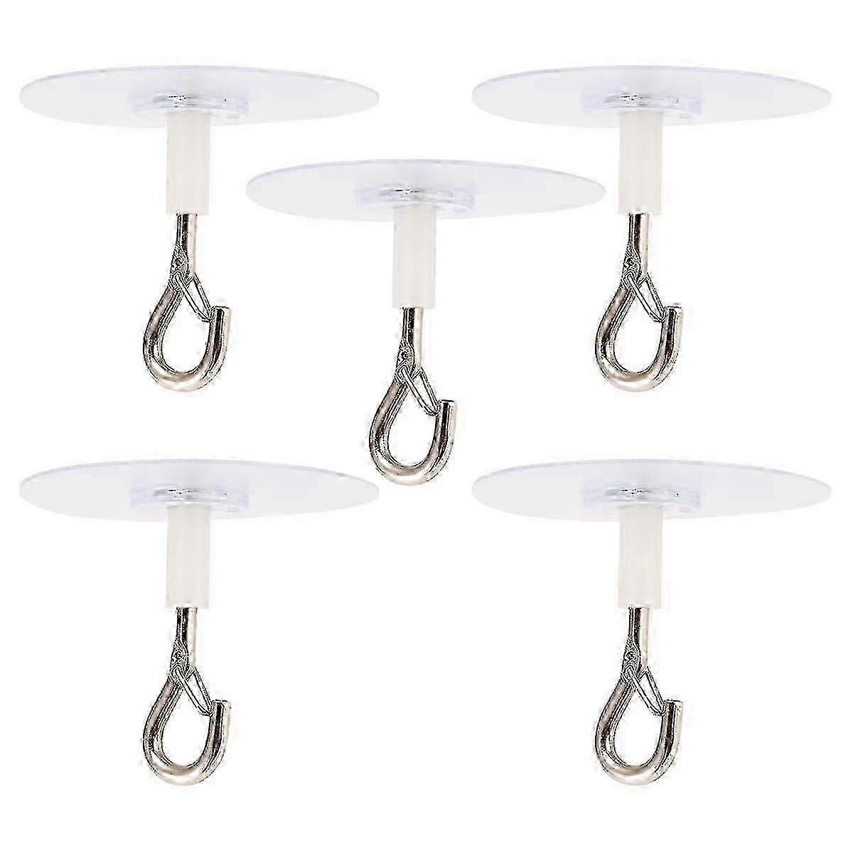Stick Ceiling Hooks Heavy Duty Self-adhesive Water Resistant Hooks For Ceiling Multifunctional Hooks For Wind Chimes