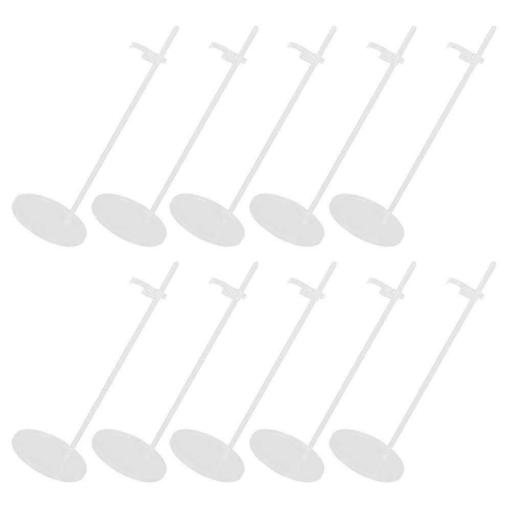 Plastic Dolls Storage Stand Doll Display Holder for Doll Support 10Pcs
