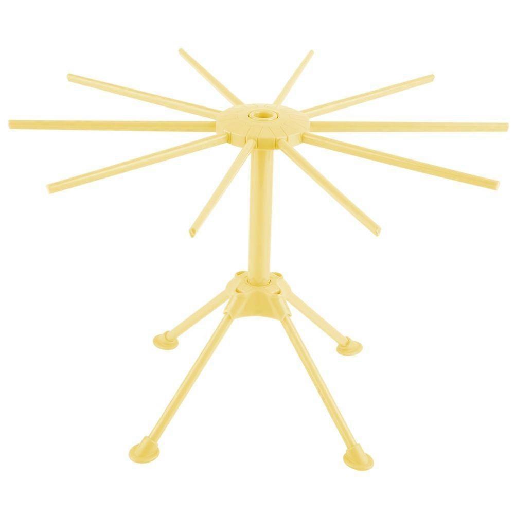 Noodle Spaghetti Pasta Drying Rack Stand Dryer Foldable Kitchen Tool (Yellow)