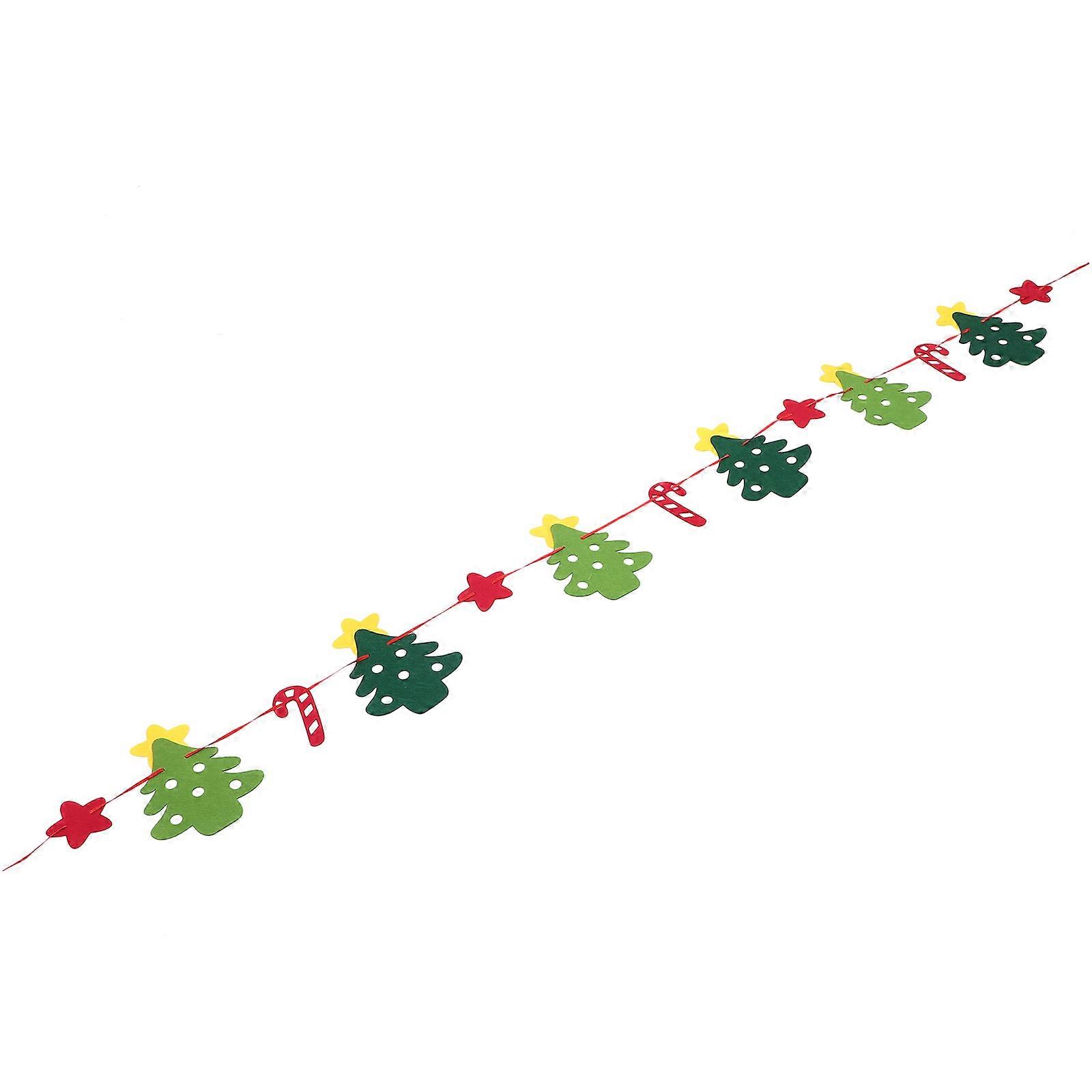 Christmas Banner Hanging Decor for Party Supply 5Sets Assorted Color