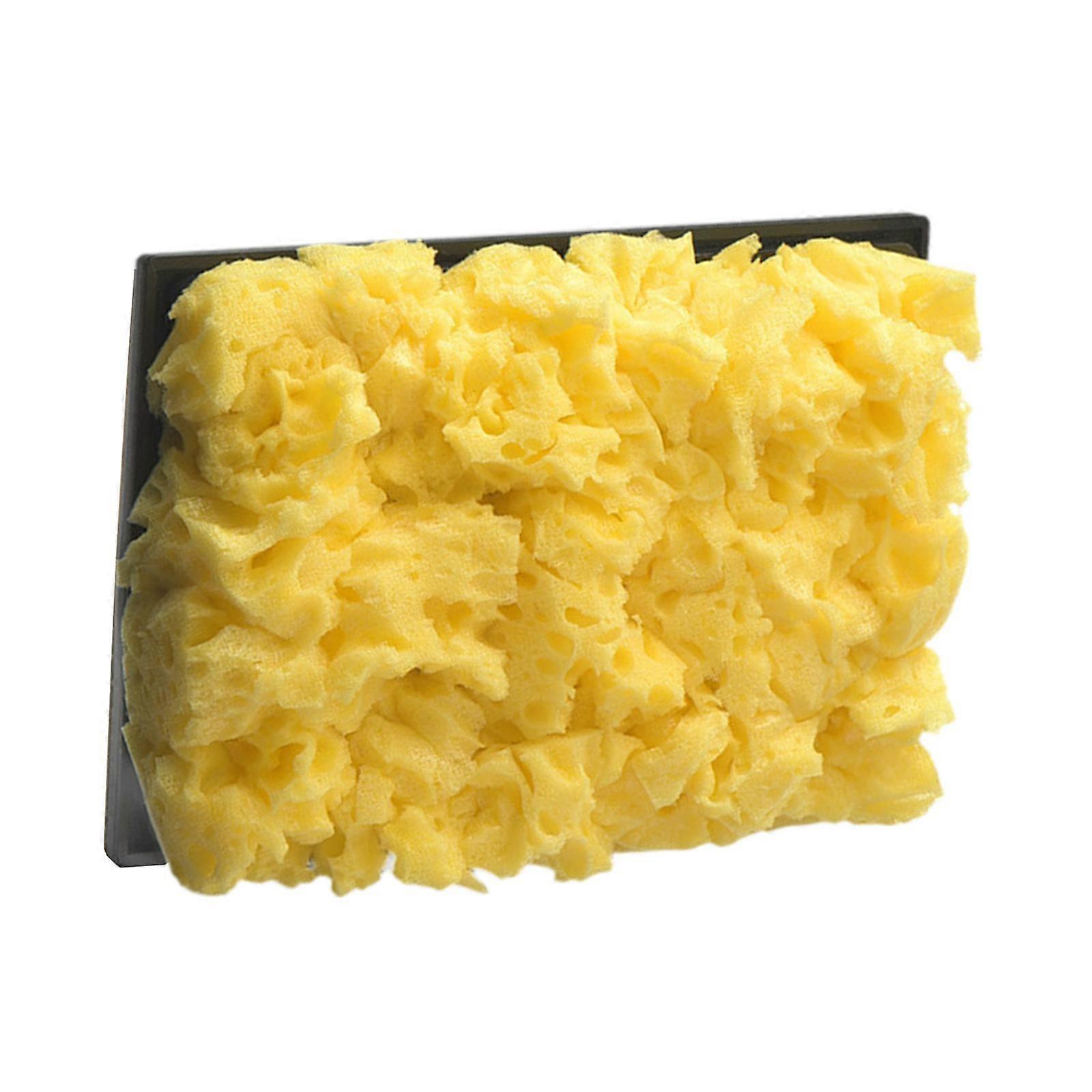 Artificial Sponge Texture Brush Hand Tools Premium Wall Art Decorators Brush Yellow