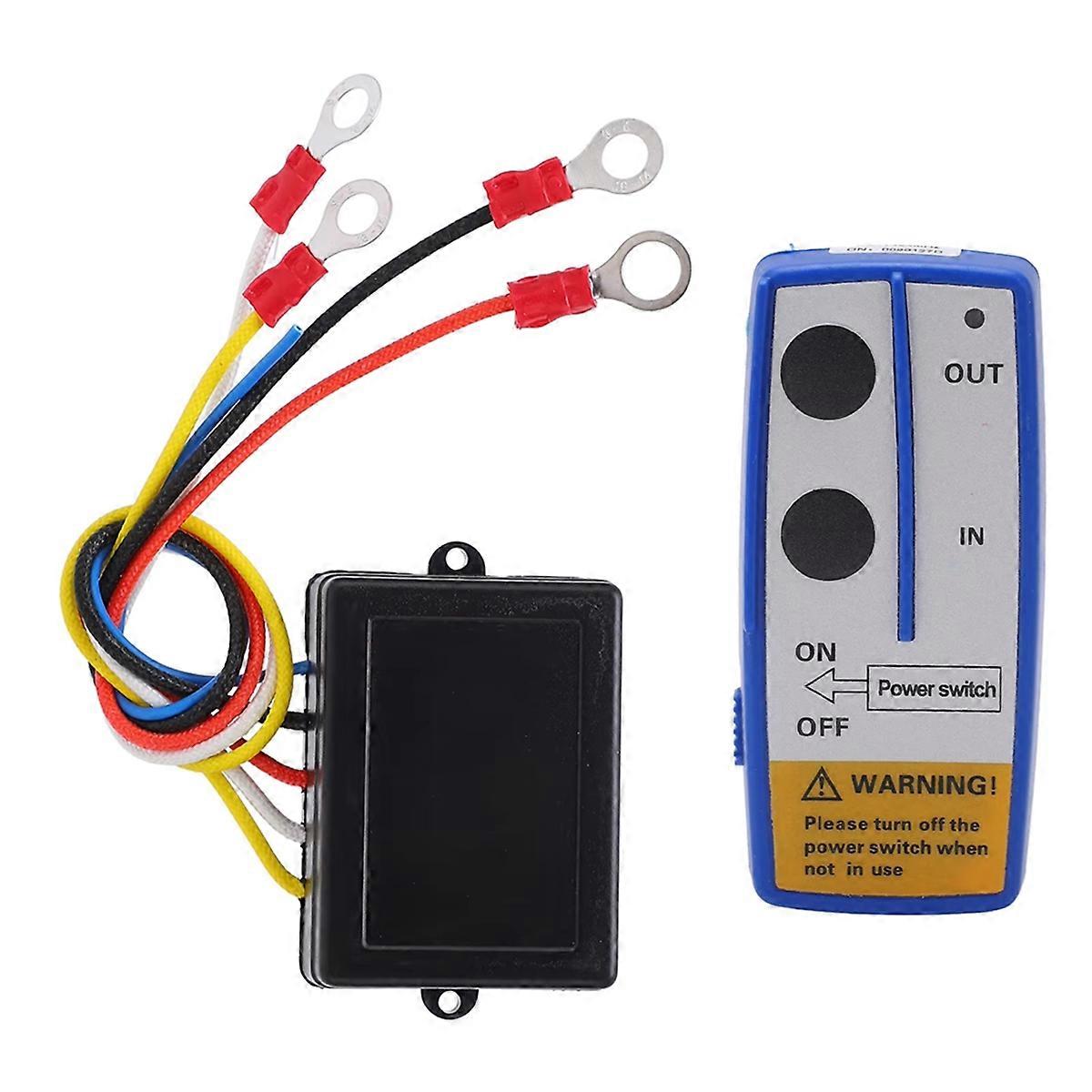 Universal Winch Wireless Remote Control Switch Kit with Receiver 12V 24V for Truck ATV SUV