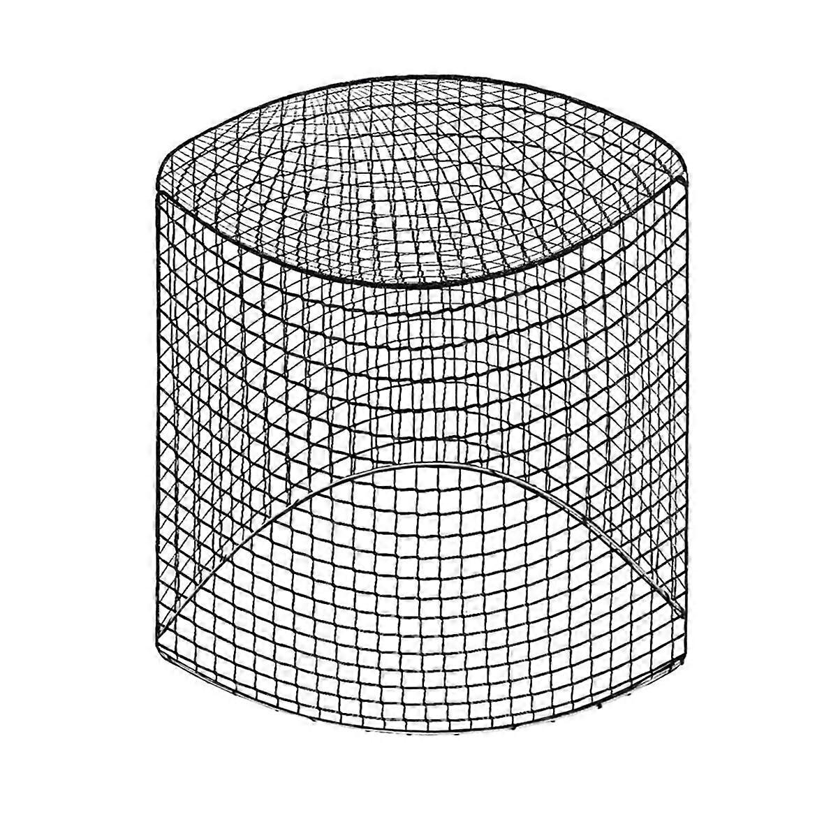 Round Bale Hay Net for Horses, Knotless Nylon Slow Feeder, 6x6 Ft, Reduces Hay Waste, Ideal for Outd
