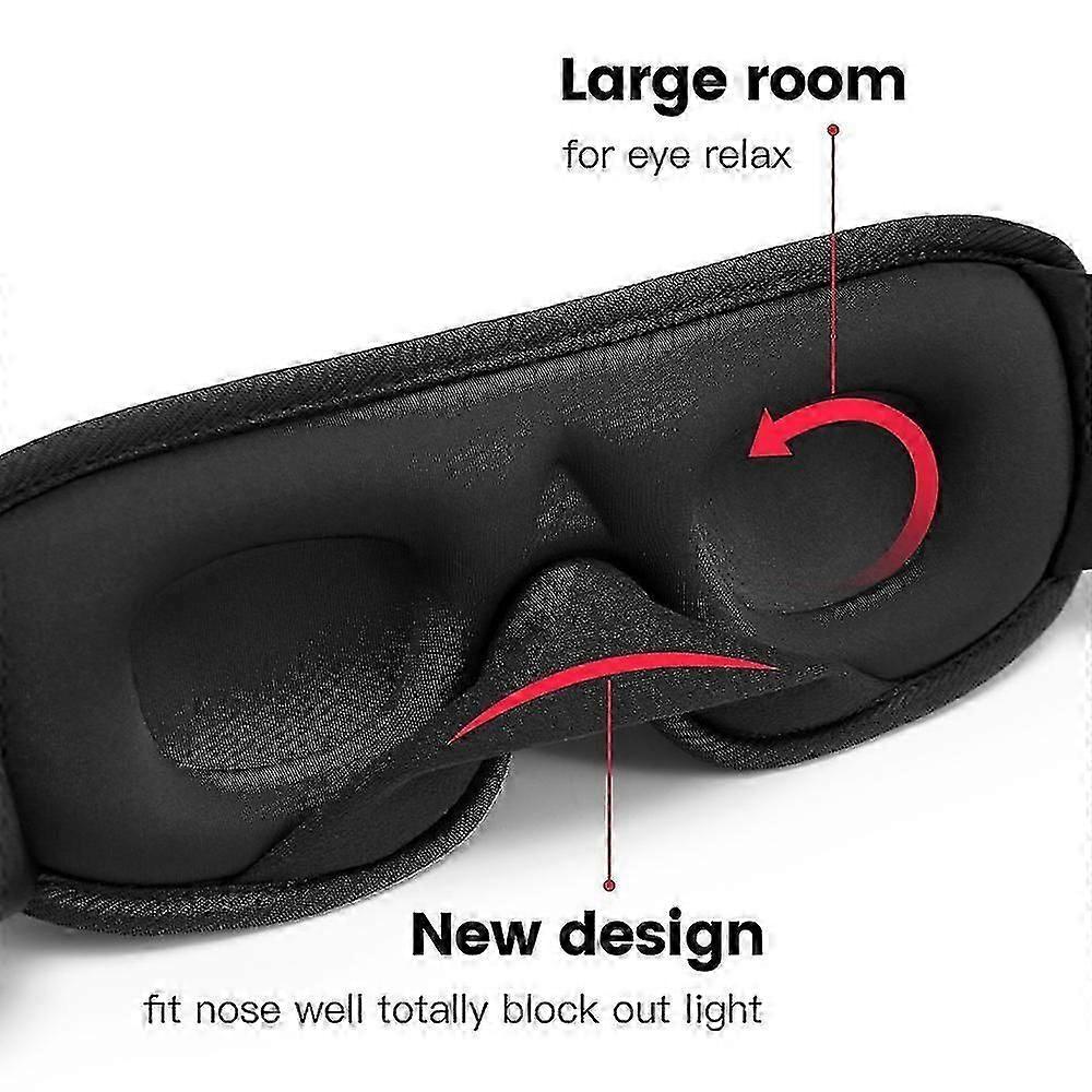 Sleeping Mask Block Out Light Soft Padded Sleep Mask For Eyes Slaapmasker Eye Shade Blindfold Sleeping Aid Face Mask Eyepatch