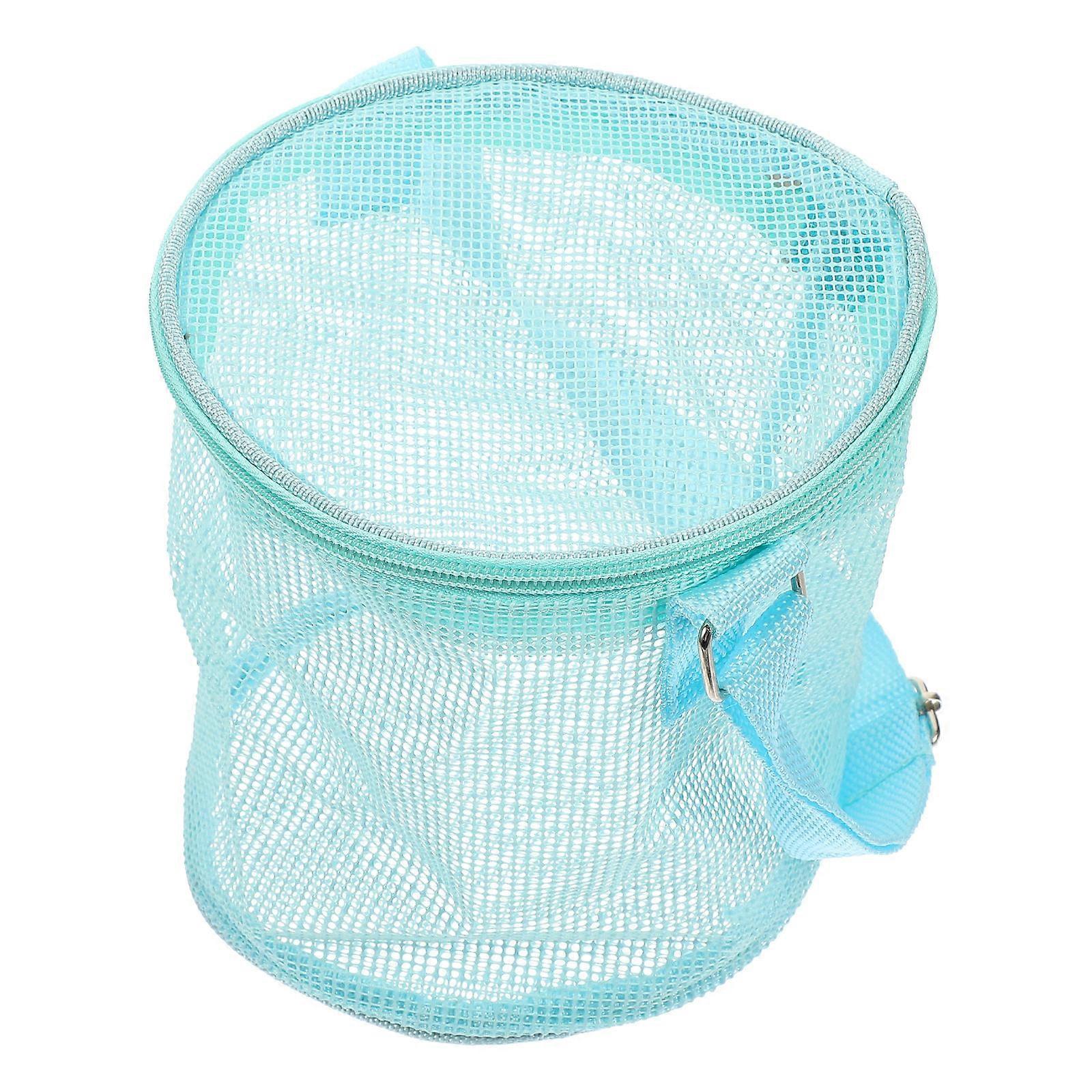 Portable Kids Mesh Beach Bag Shell Storage Bag for Toy Organizing 2Pcs