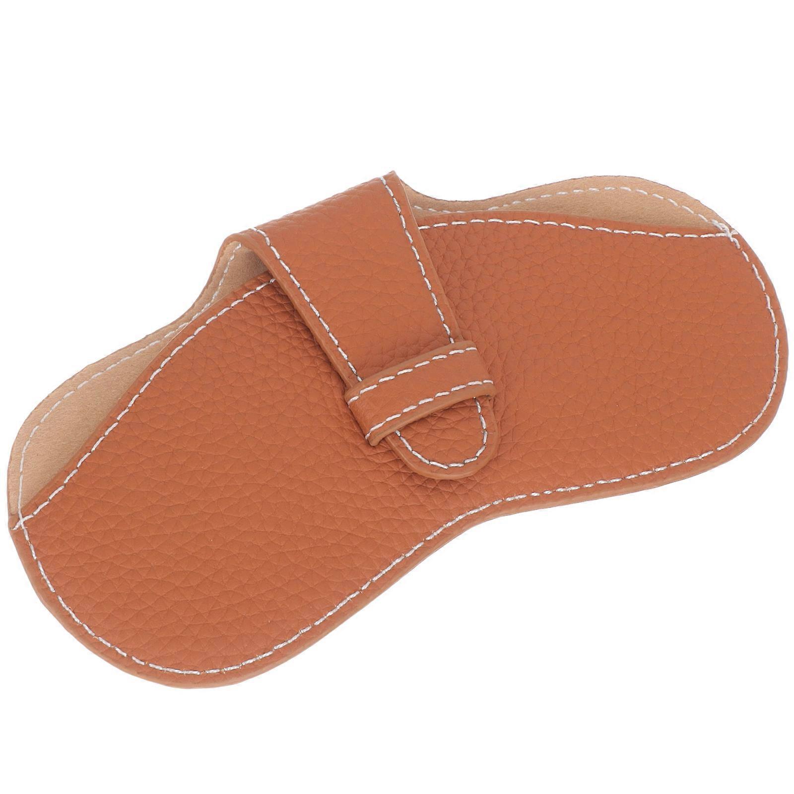 Soft Glasses Case 5Pcs Anti-Scratching Eyeglasses Pouch For Men And Women Daily Use Brown Portable Accessory