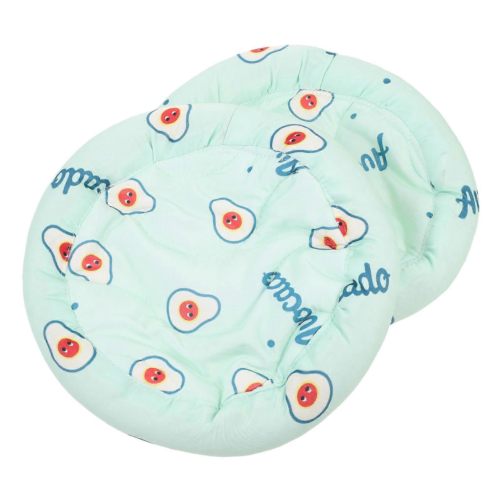 Green Pet Cooling Cushion Hamster Sleeping Mat for Small Pets 4Pcs