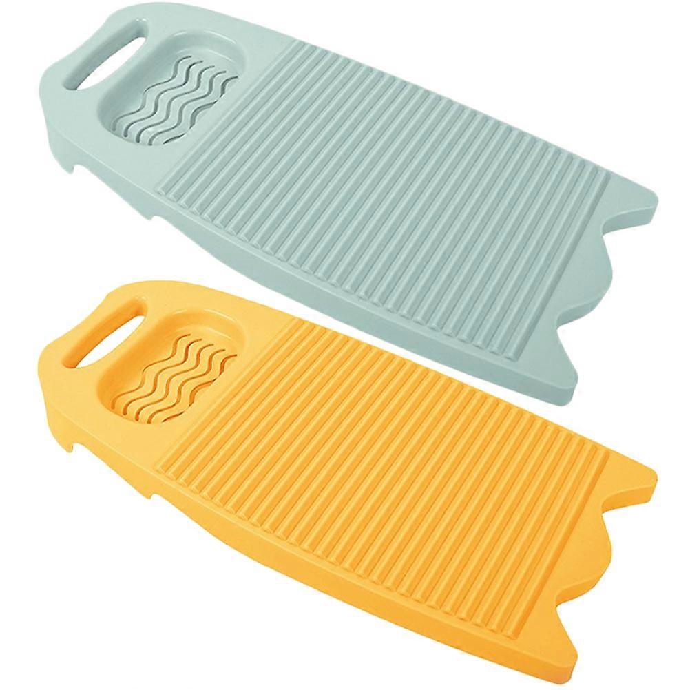 Washboard For Laundry 4 Pcs Rectangular Hand Washing Clothes Tool Ideal For General Consumers 45X20X5CM Portable