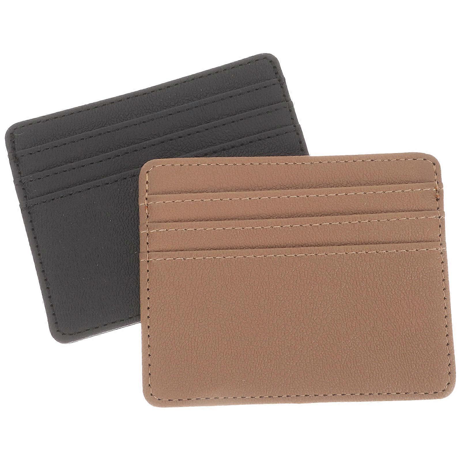 Anti-Theft Card Sleeves For Credit And Name Cards 6Pcs Slim Portable Protection Multi-Functional Use