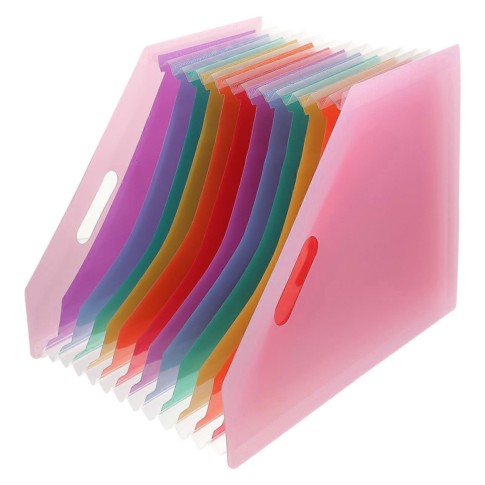 Accordion File Folder Organizer for Documents 5Pcs Vertical File Organizer