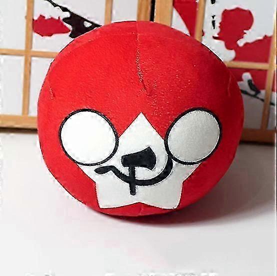Polandball Plush Doll Ball Model Toy Pillow Red Army