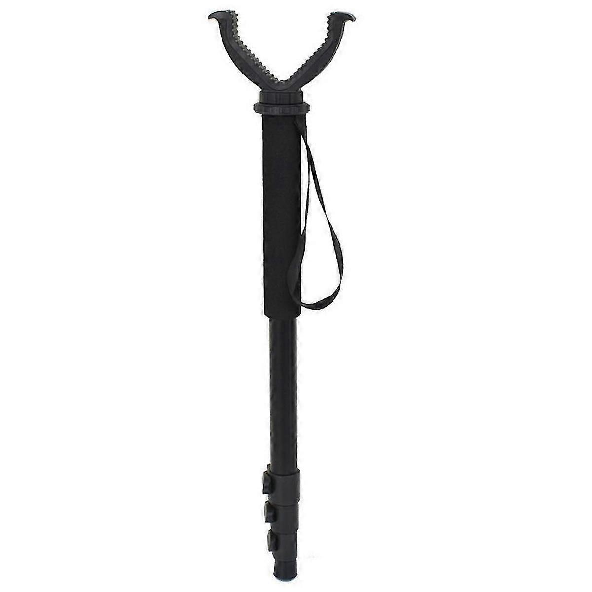 Aluminum Alloy Hunting Stand Adjustable Height Monopod Portable Hunting Accessories with Anti-Lost