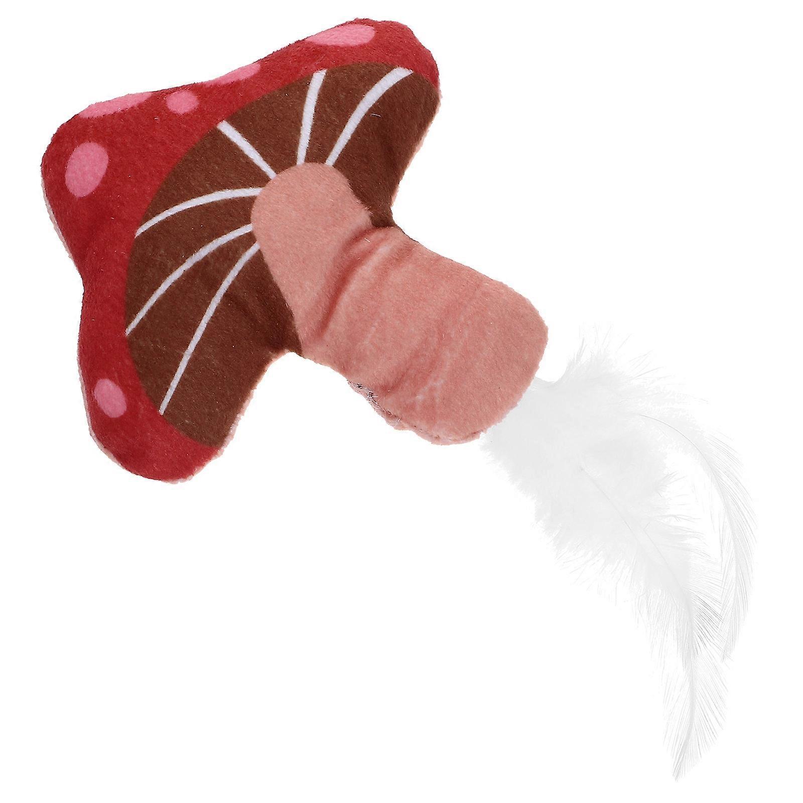 Interactive Plush Cat Cartoon Toy for Pets Catnip 2Pcs Set