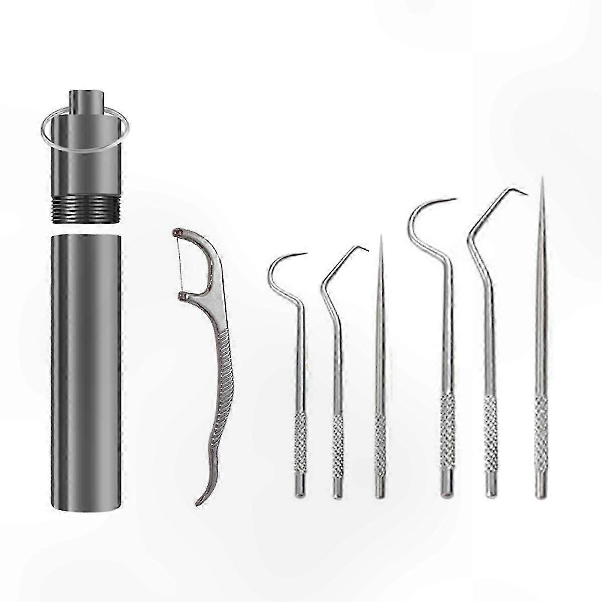 Portable Dental Picks for On-the-Go Teeth Cleaning with Eco-Friendly Design and Flossing Feature