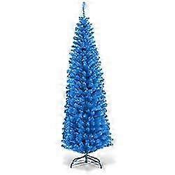 2025 Latest Model 6 ft Unlit Pencil Slim Tree Artificial Christmas Tree