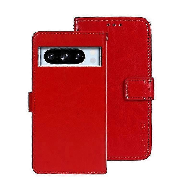 For Crazy Horse Leather Case For Google Pixel 8 Pro