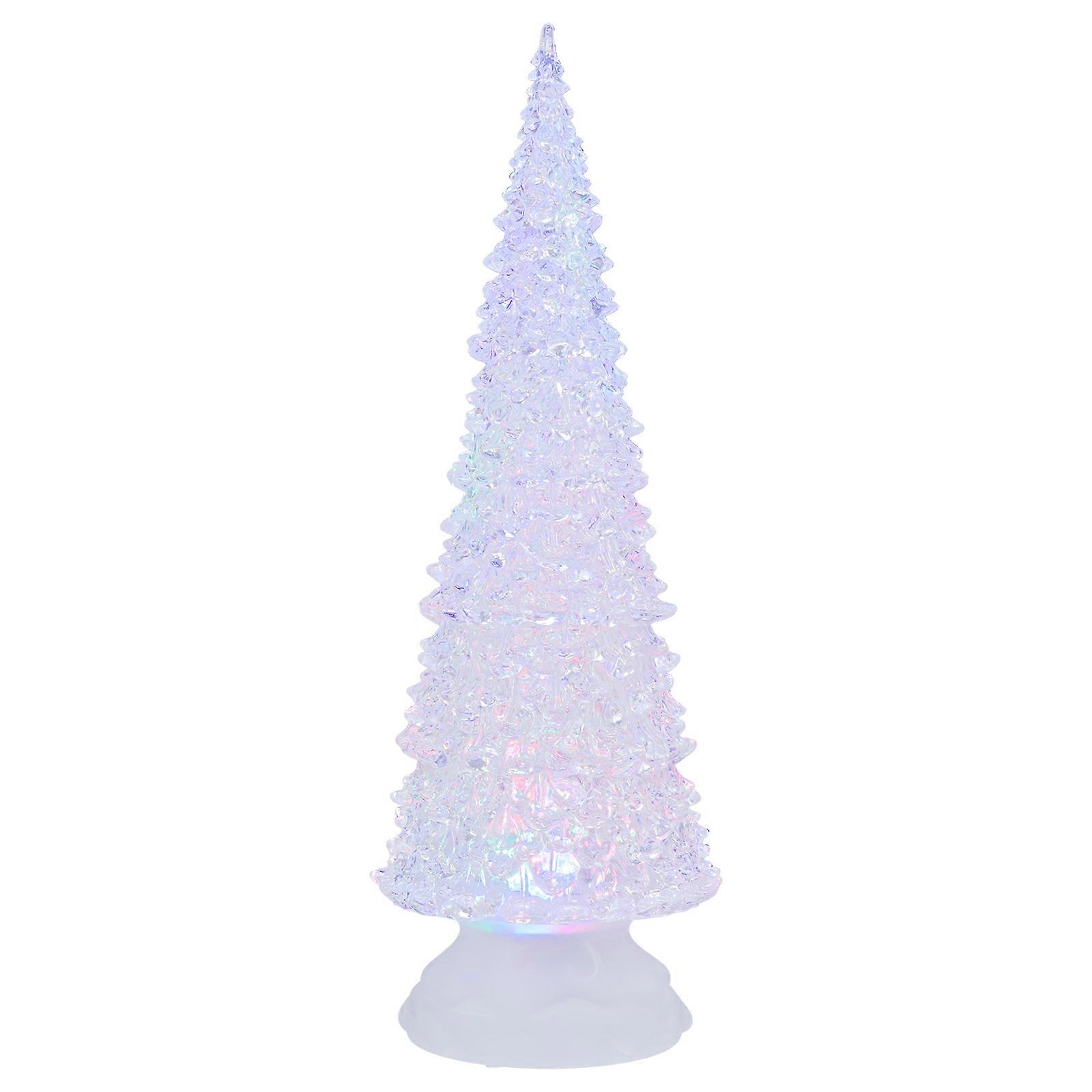 White Xmas Tree Modeling Light 2Pcs Decorative Night Light Lamp