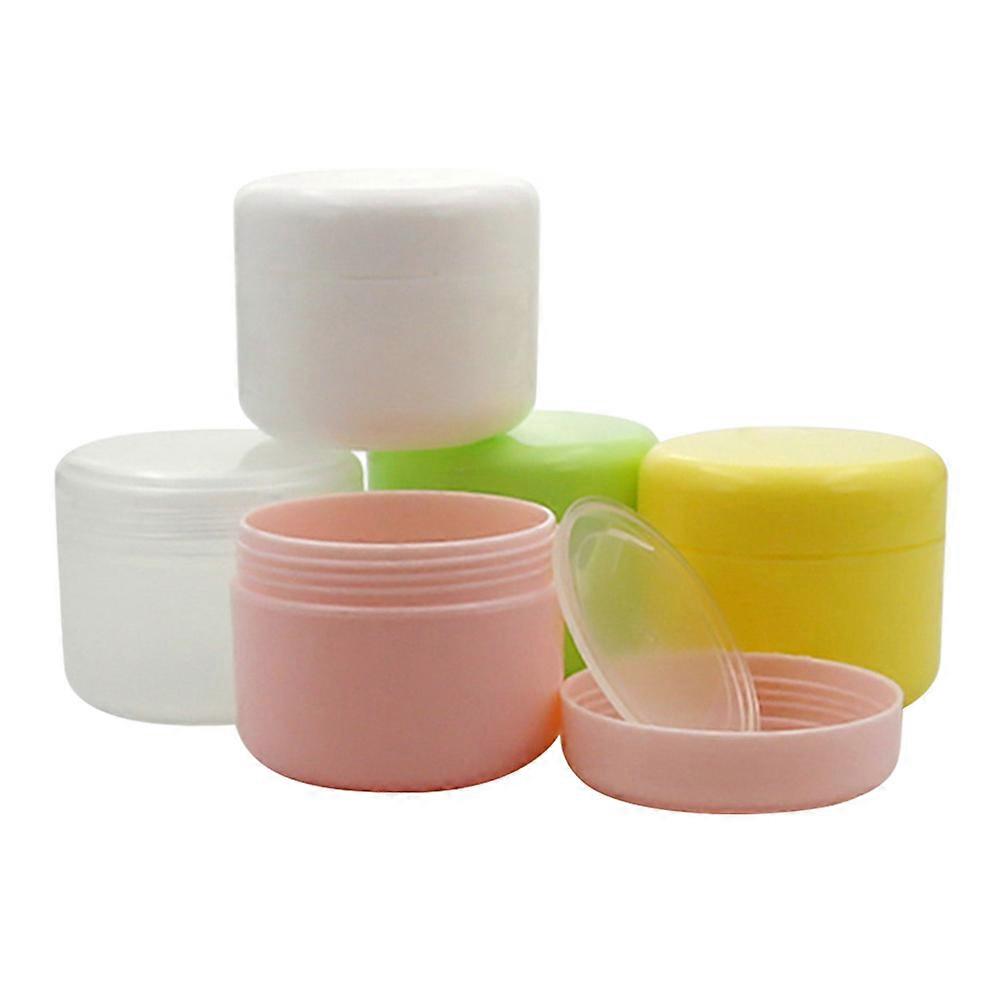 Makeup Cosmetic Jar Plastic Container for Cream Storing 10Pcs