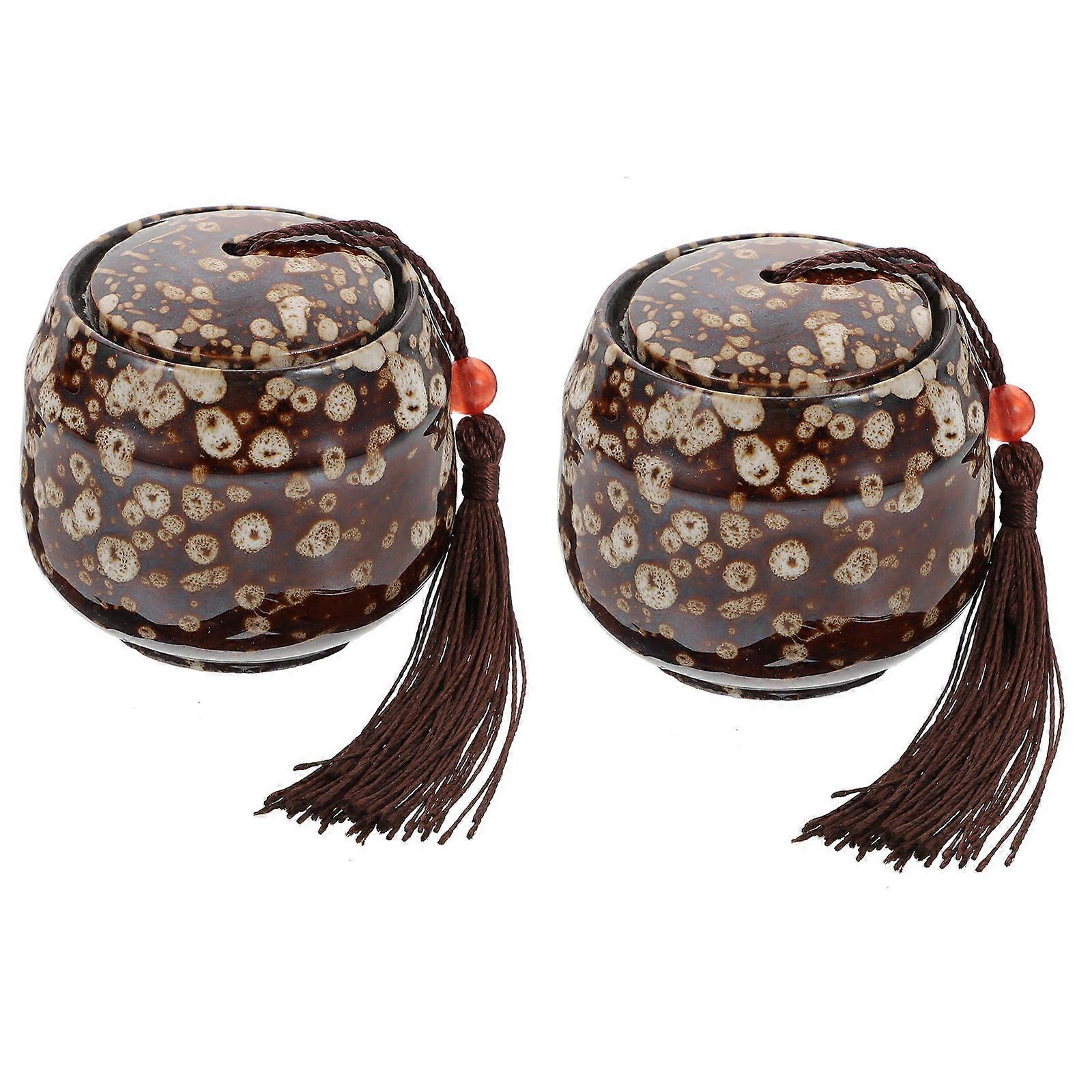 Porcelain Sealed Cans for Candle Storage 14Pcs Ceramic Candle Packaging Boxes