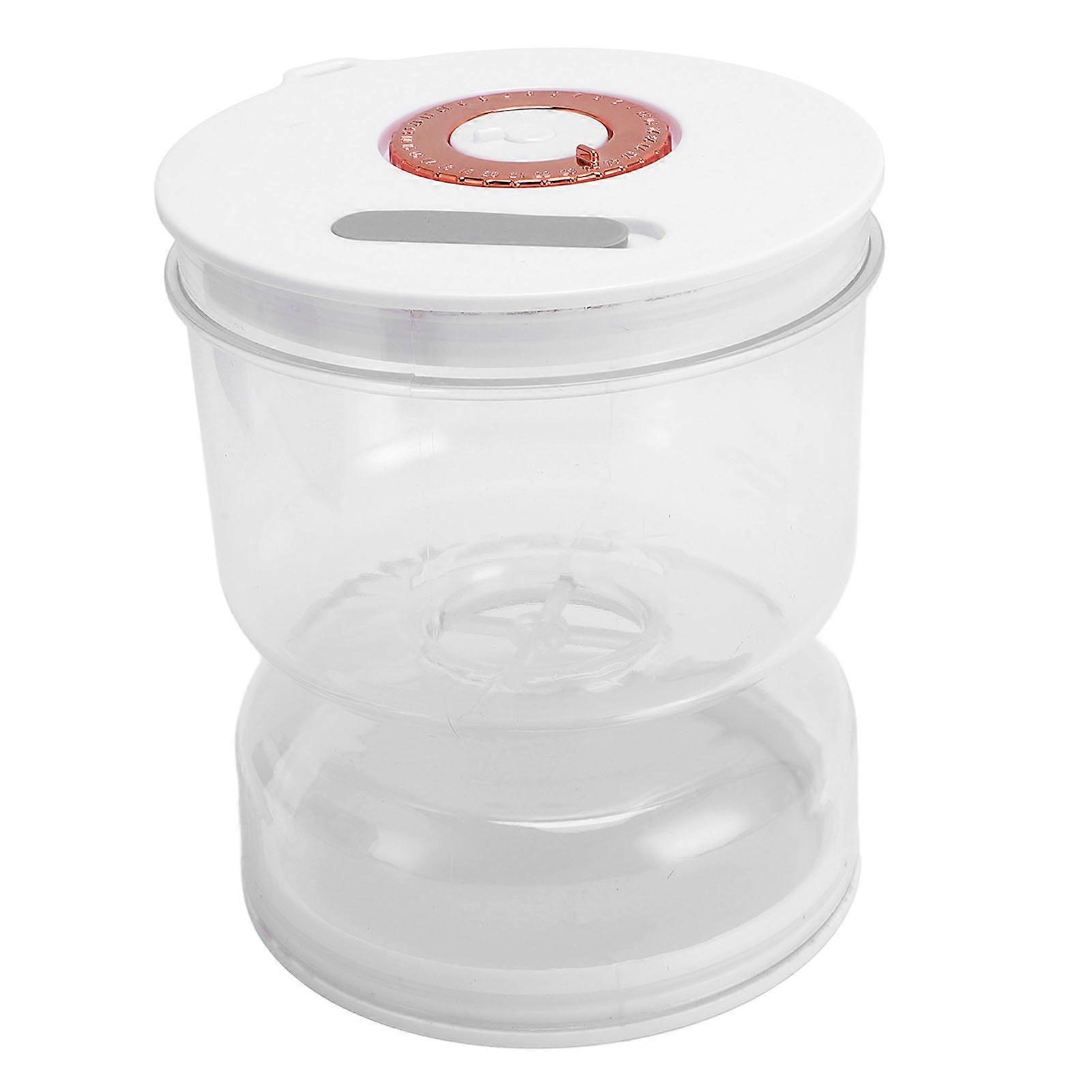 Pickle Jar with Strainer Flip Lid Leakproof Airtight Plastic Container