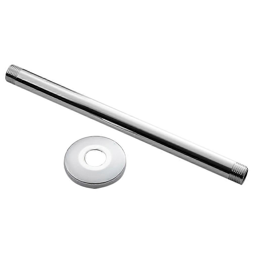 Replacement Shower Arm 3Pcs Silver Wall Mount for Bathroom Ceiling Installation Durable and Lightweight