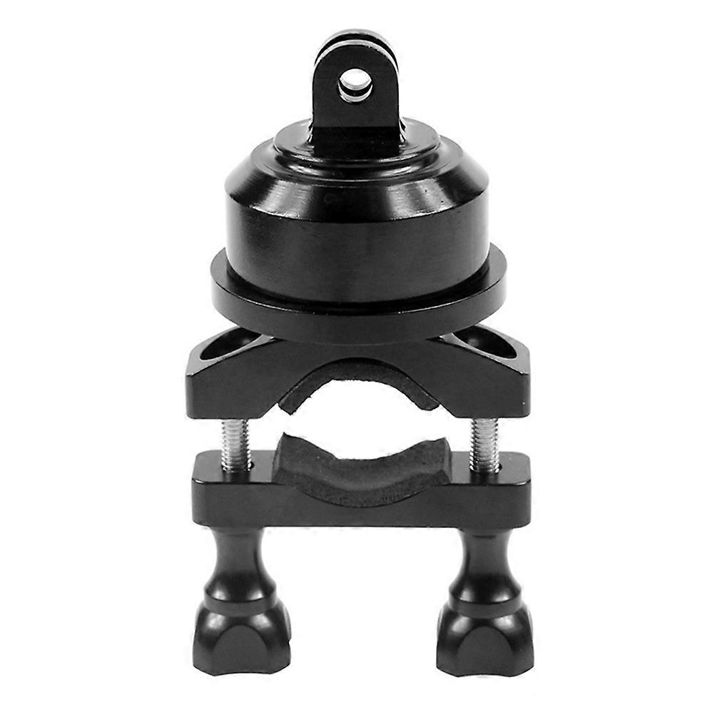 Camera Mount Clamp Smooth Rotation With Ball Bearing System Ideal For Professional Riders Black 1Pcs