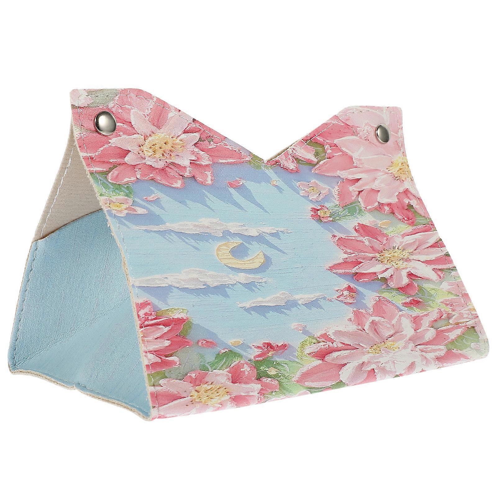 Tissue Box Holder for Storage Large Capacity Tissue Organizer