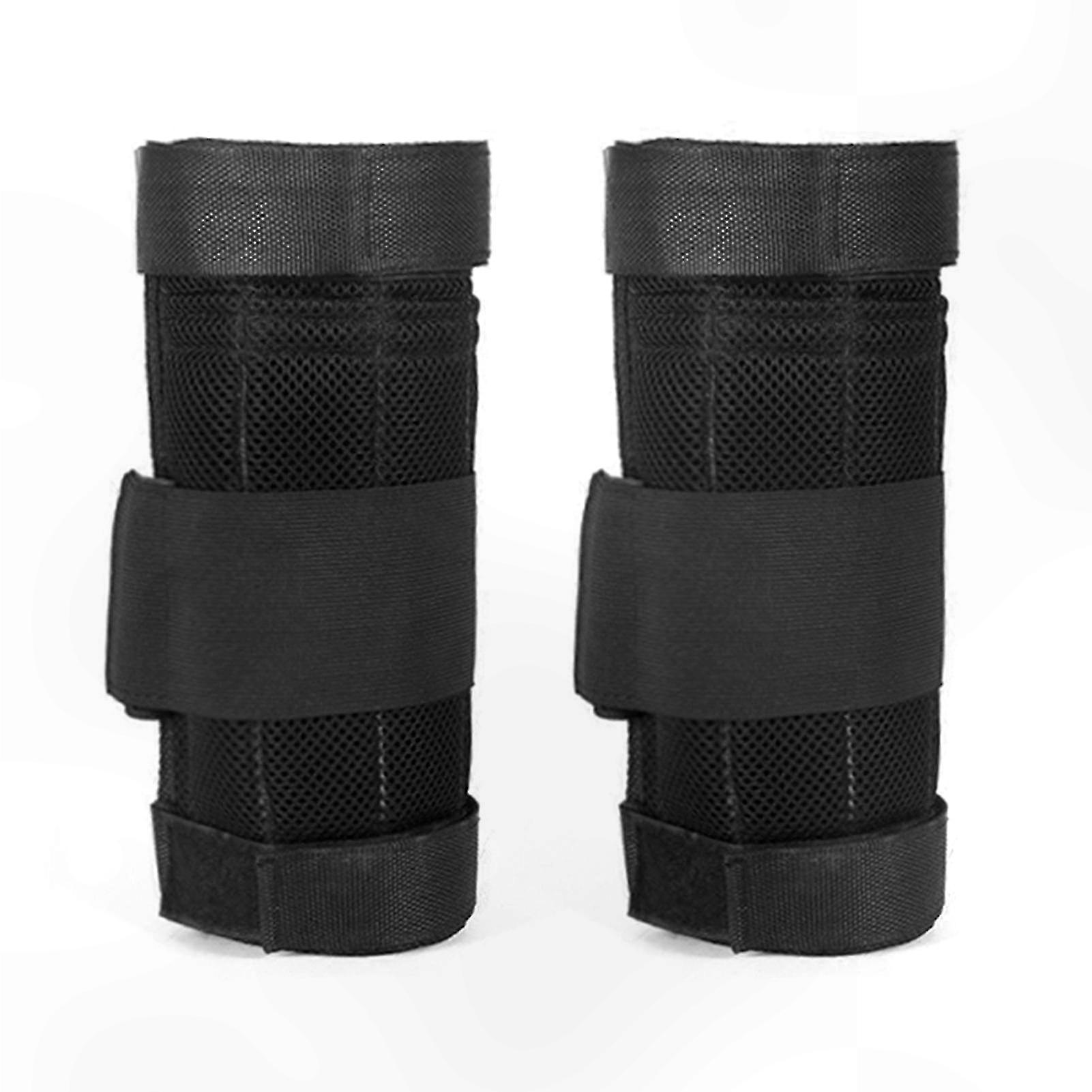 Adjustable 16kg Ankle Weights for Leg Workouts and Fitness Training, Set of 2 Pairs