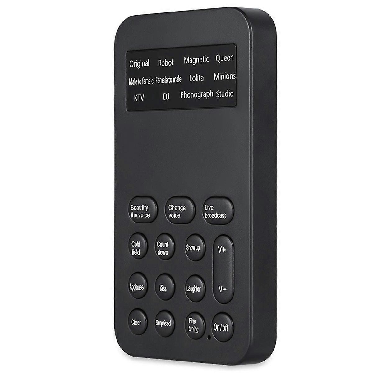Voice Changer Handheld Microphone Voice Changer with Sound Multifunctional Effects Machine for Phone