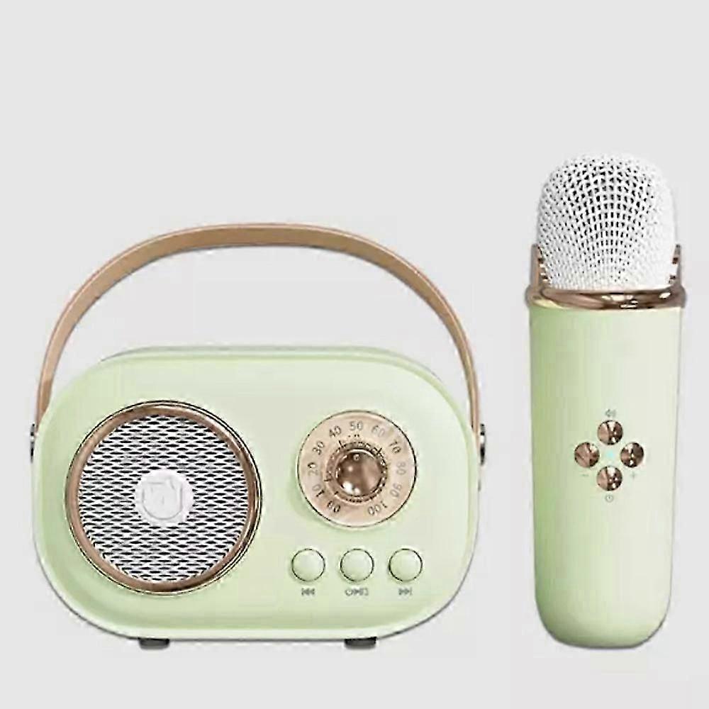 Cozy Home Speaker and Microphone,Mini Karaoke Machine Portable Bluetooth Speaker