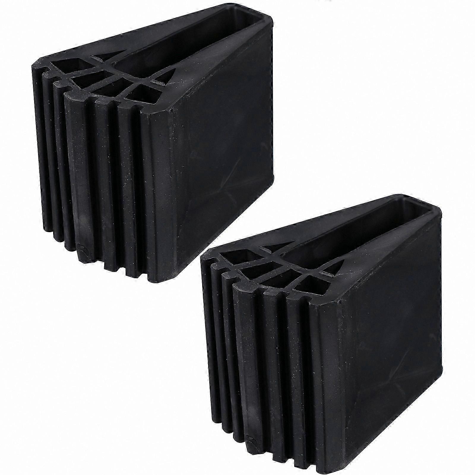 Non-Slip Rubber Foot Covers for Folding Ladders, 2-Pack Accessory Kit