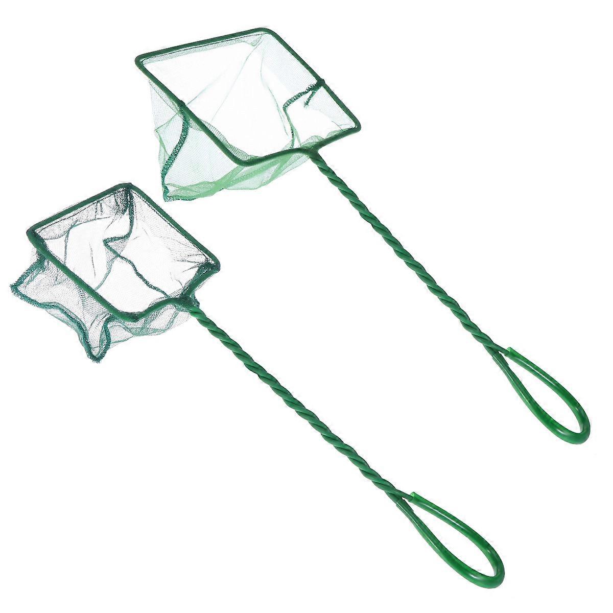 Fish Net Aquarium Accessories for Gentle Fishing 4Pcs Nylon Mesh