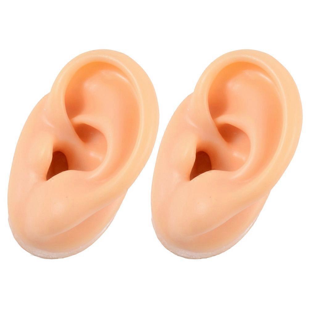 Silicone Ear Models 8Pcs Designed For Acupuncture Training Suitable For Medical Students And Researchers With Realistic Shape