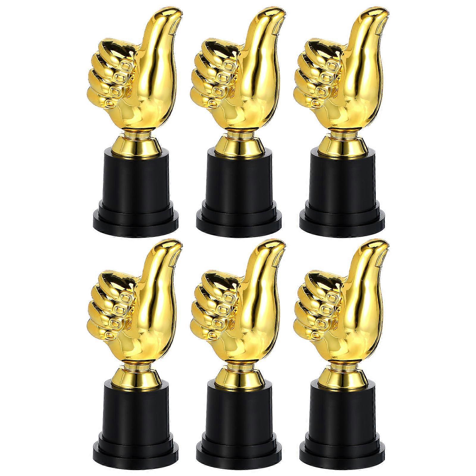 Competition Trophy Decorative Trophy Model for Kids 30Pcs Thumb Shaped
