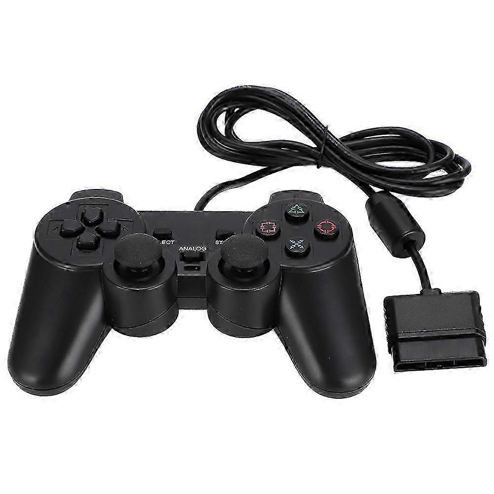 Dual Motor Highly Sensitive Wired Gamepad Game Handle for PS2 Game Console Controller