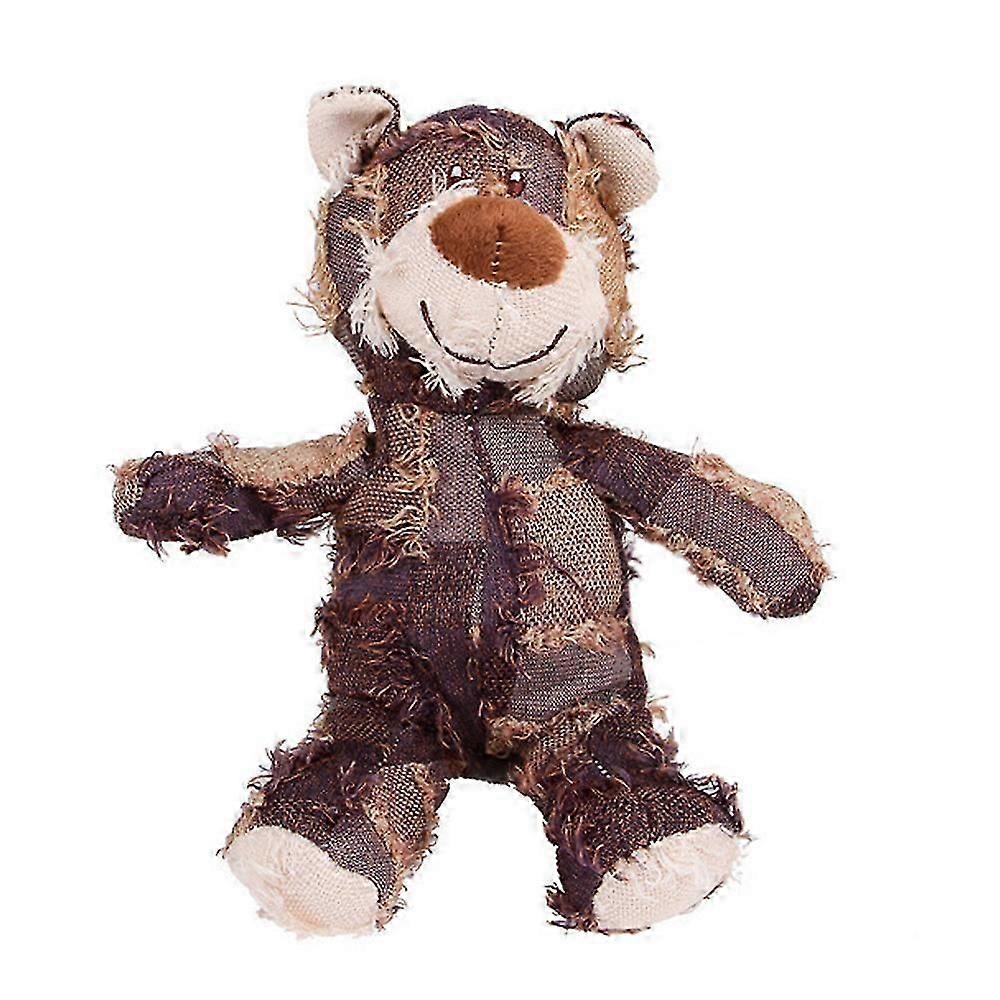 Indestructible Robust Bear Dog Toy Resistant Squeaky Dog Toys-Yvan