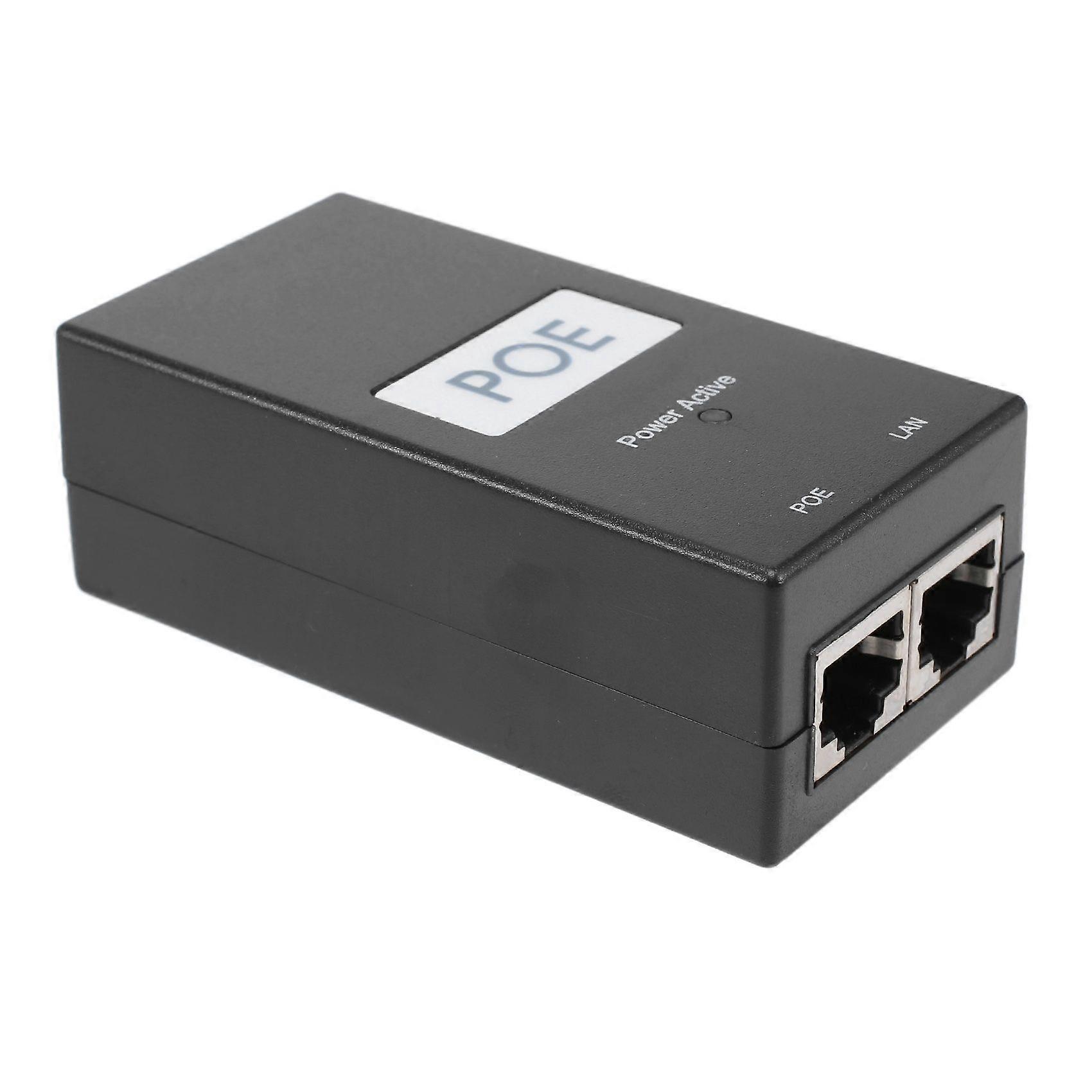 24V 0.5A Desktop POE Power Injector Ethernet Adapter
