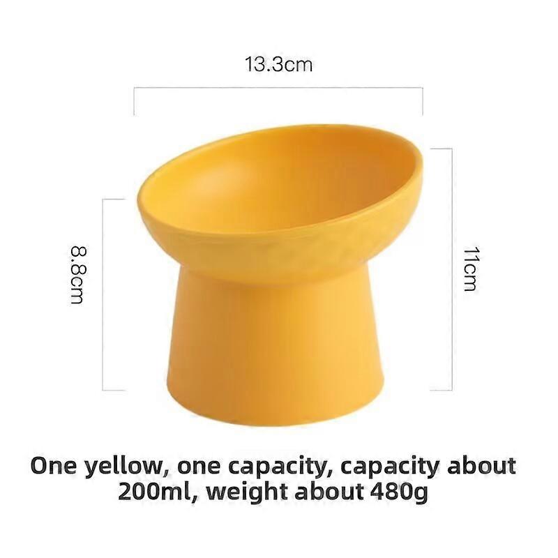 Bla Cerc Bowl Inteated Drinking Water Bowl for Pets Protect Cervical Spine Food Bowl Dinner Plate