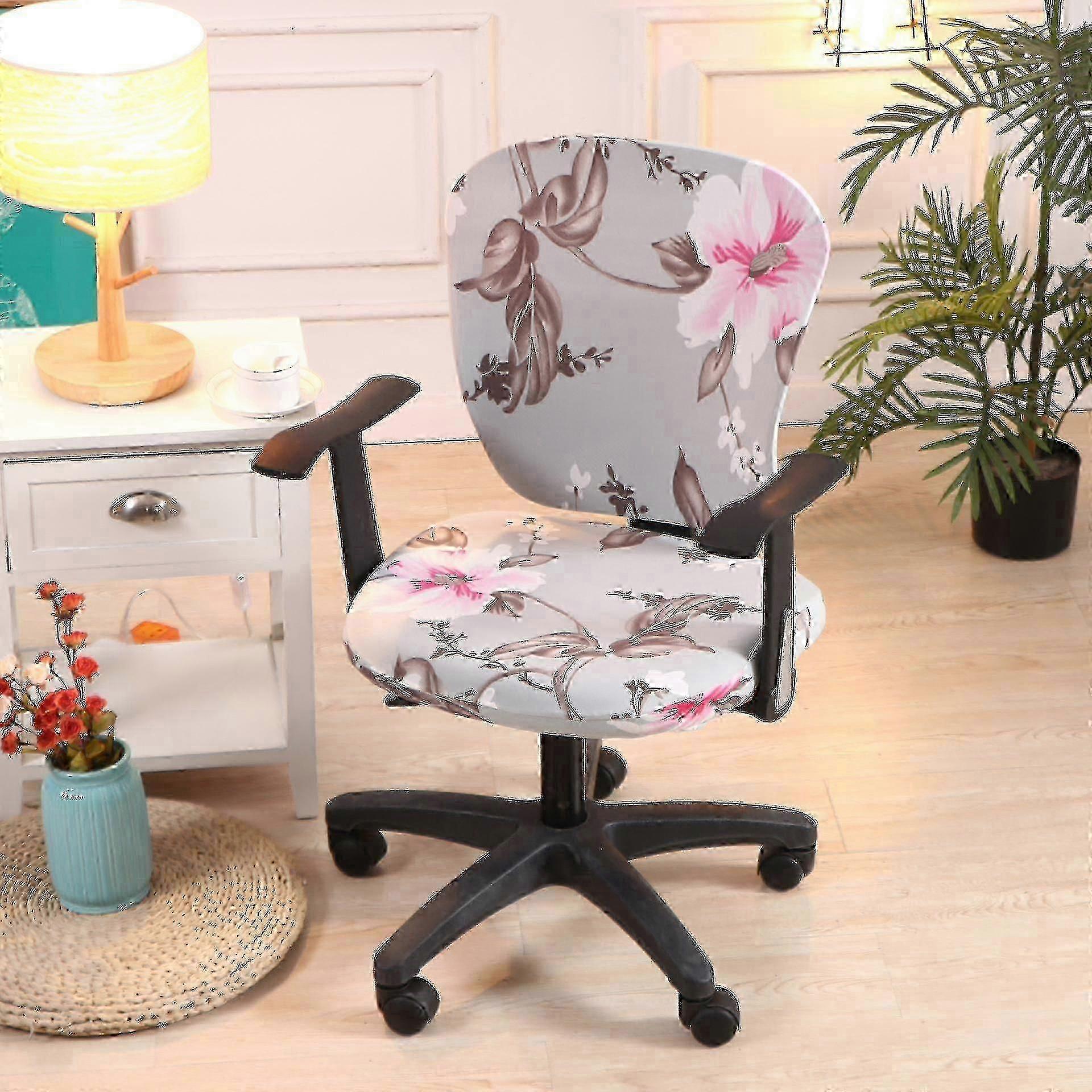 25-26 Computer Office Chair Universal Washable Rotating Chair Slipcovers