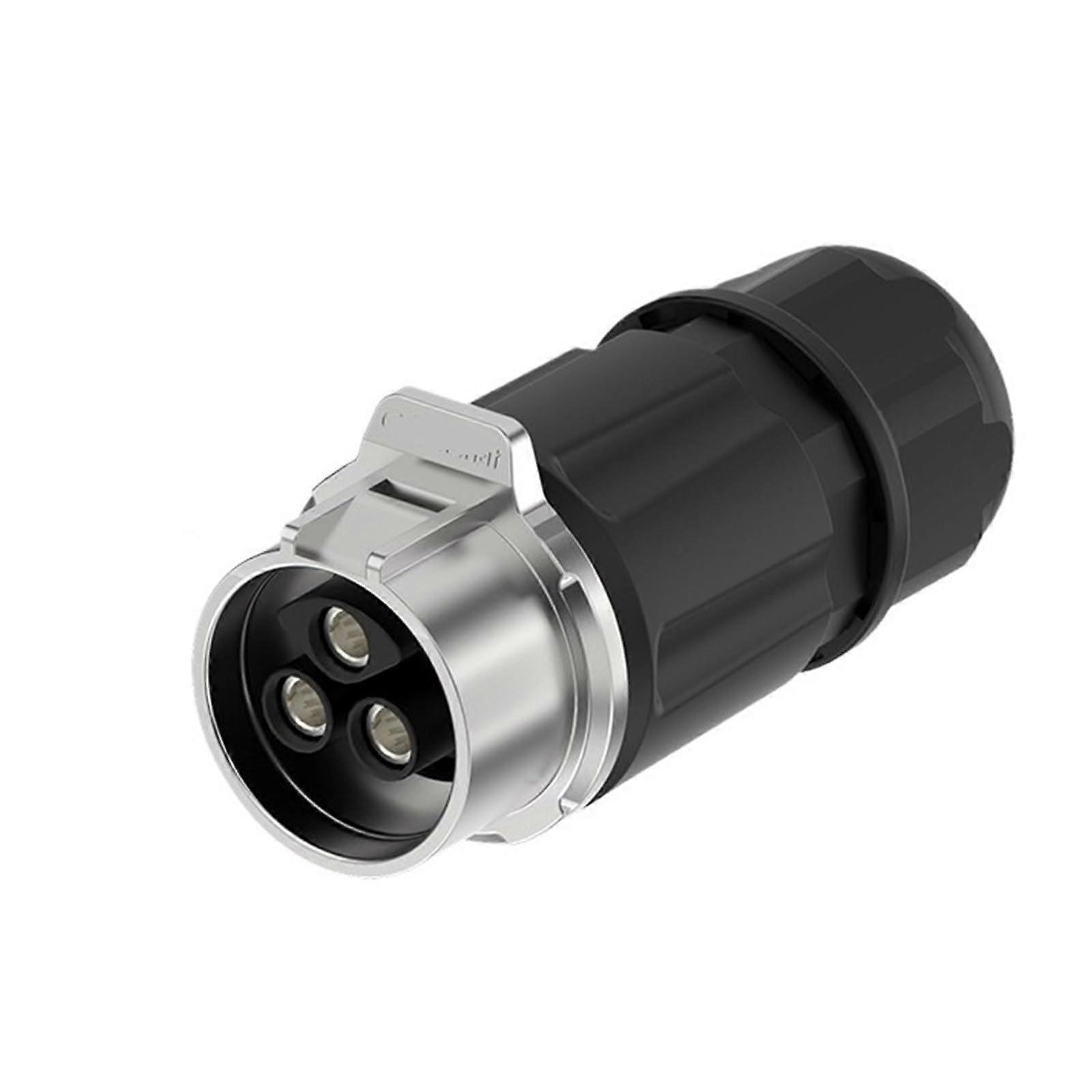 Aviation Socket 50A Waterproof Industrial Screw Power Connector 3P Female Socket