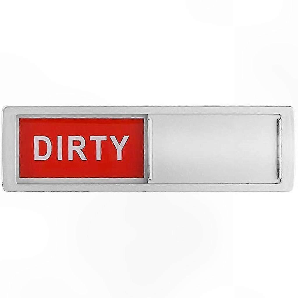 מחוון מגנט למדיח כלים לכל מדיחי הכלים - עיצוב שלט "נקי ומלוכלך"